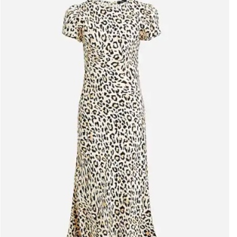 JCrew Cupro blend MIDI Dress